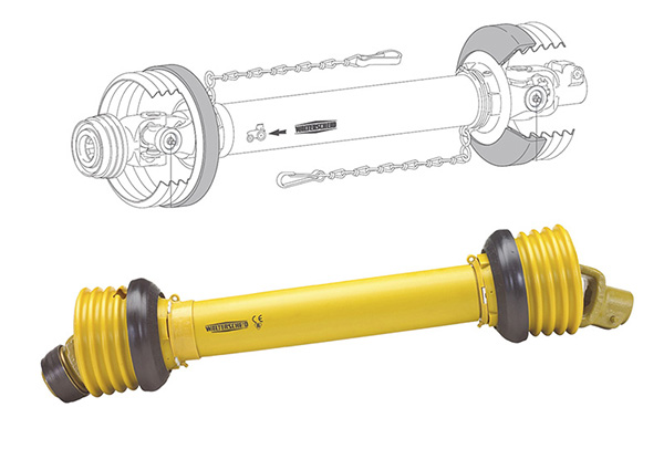 Darstellung einer Traktor-Gelenkwelle